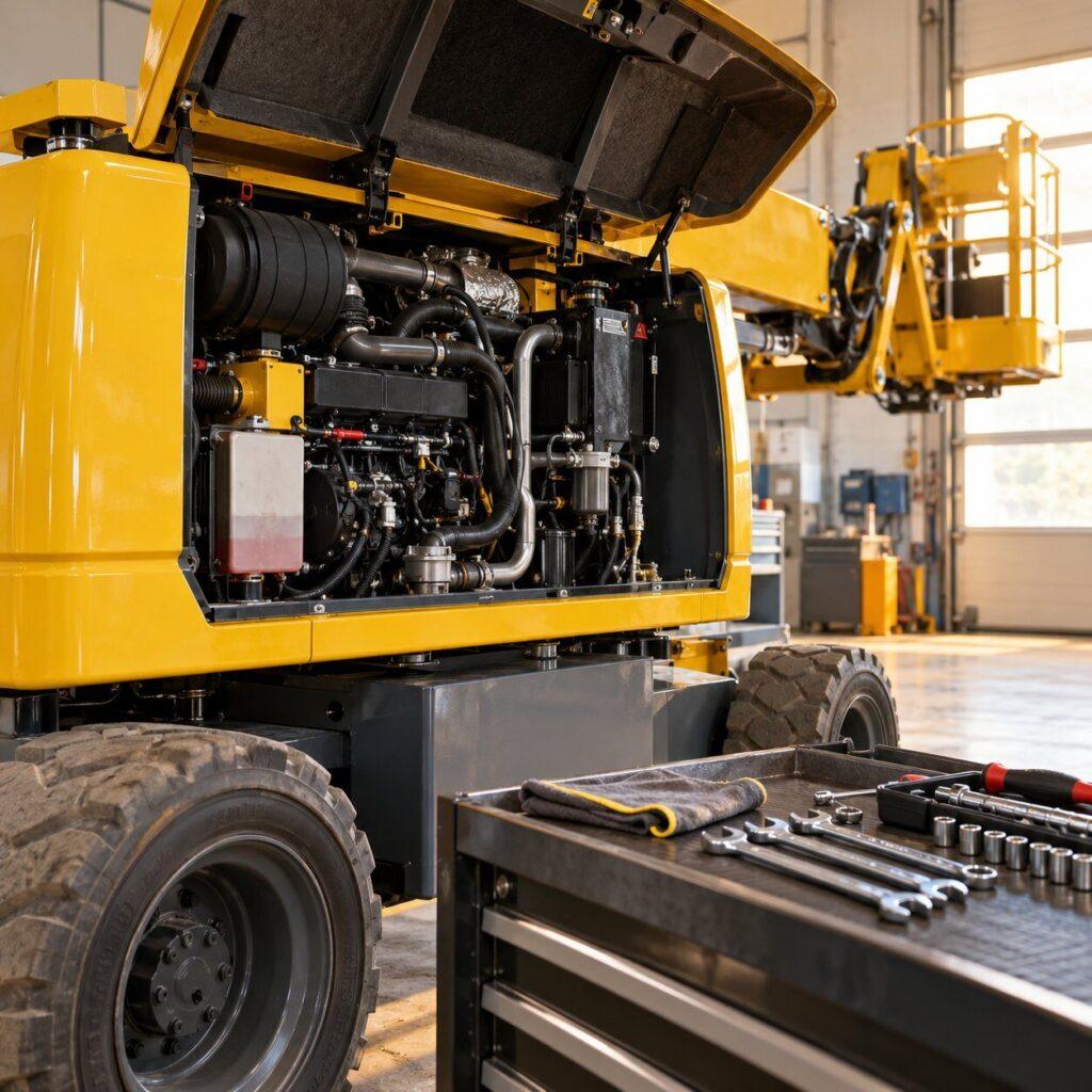 Arbeitsbühnen Reparatur – schnelle Behebung von Störungen – HAB Engineering GmbH