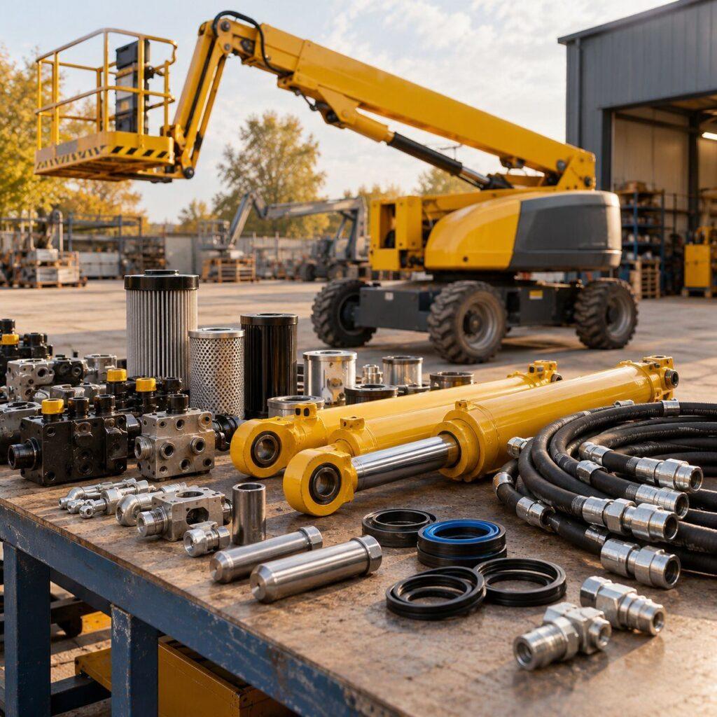 Ersatzteile für Hubarbeitsbühnen – Originalqualität für alle Modelle – HAB Engineering GmbH