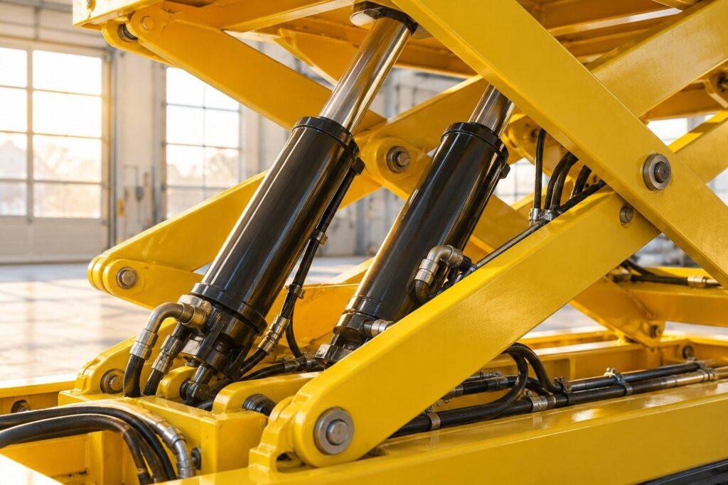 Ersatzteile und Hydraulik – die Technik hinter der Hubbühne – HAB Engineering GmbH