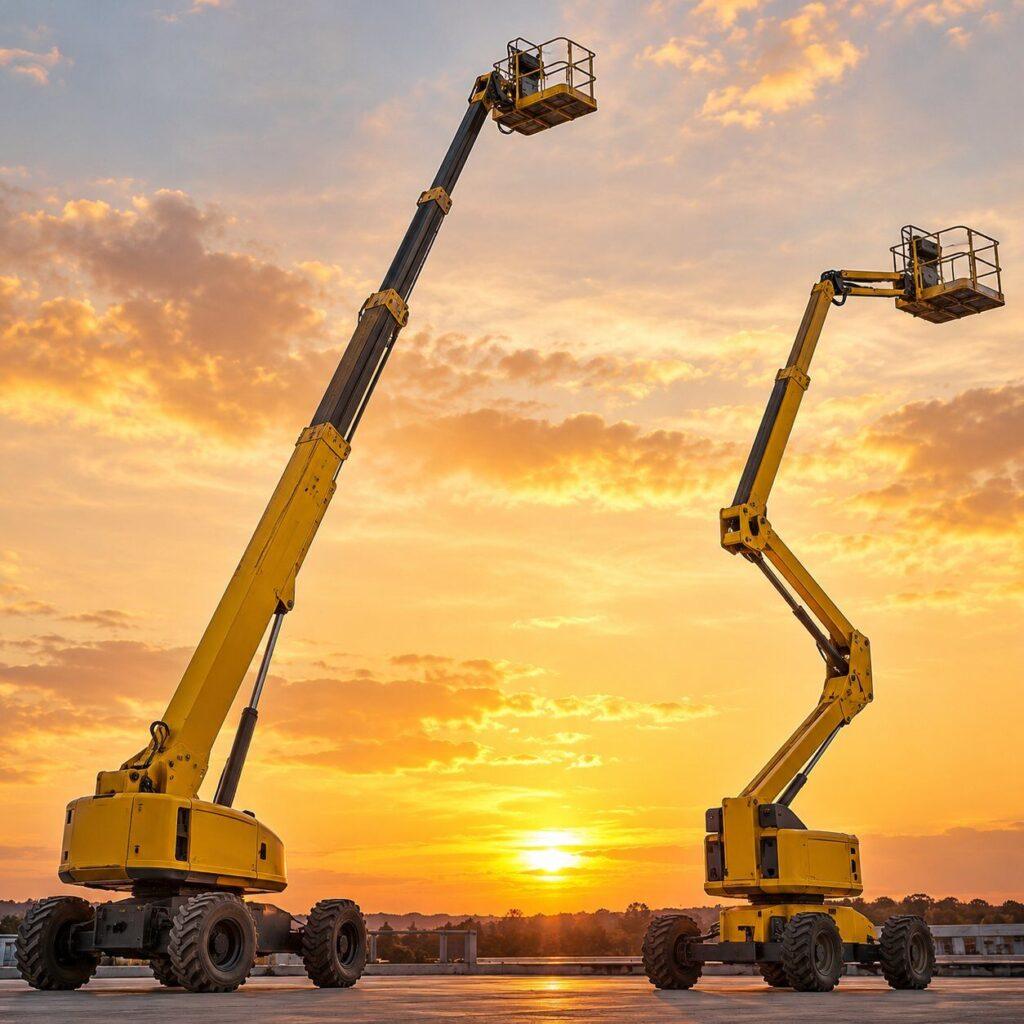 Teleskopbühnen und Gelenkbühnen für große Reichweite – HAB Engineering GmbH